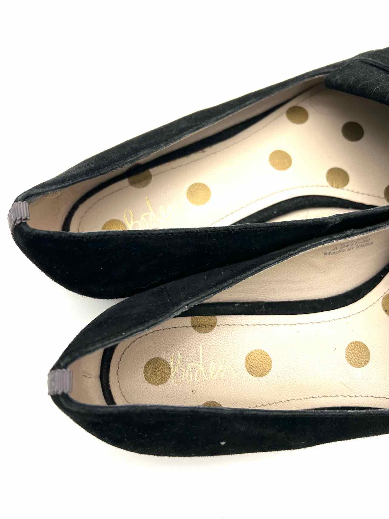 Boden Size 8 Black/Gray Tassels Suede Designer Loafers - Image 3