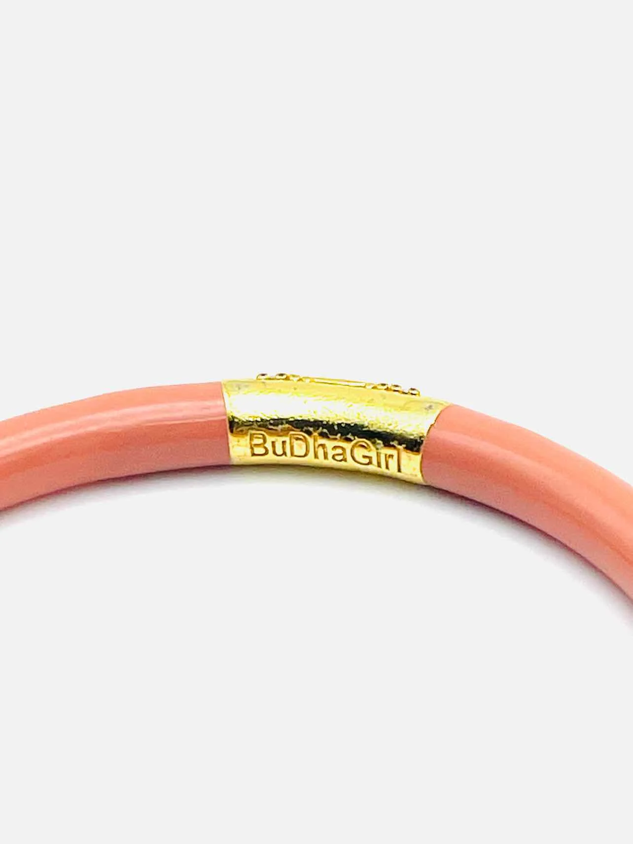 BuDhaGirl Size M Coral Bangle Jelly Tube Jewelry Bracelet - Image 3