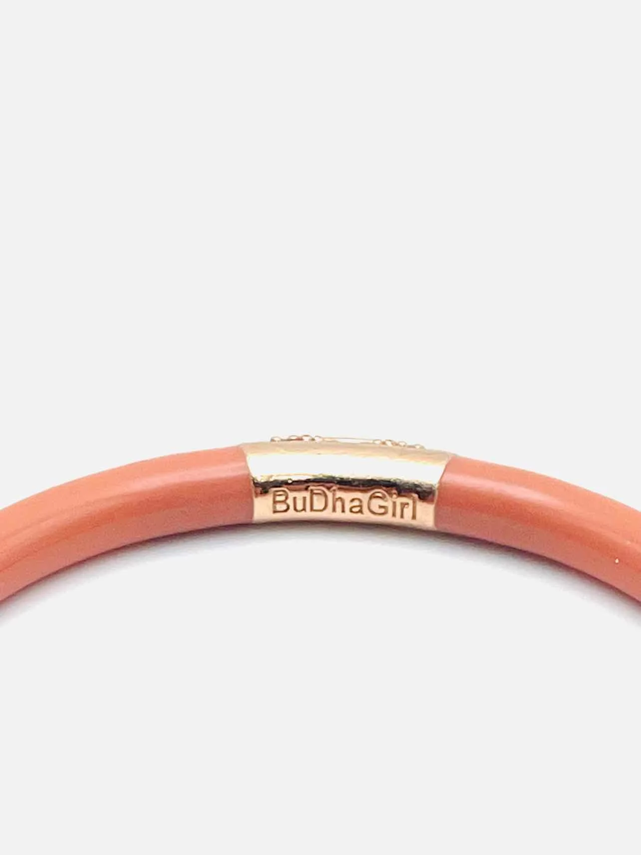 BuDhaGirl Size M Coral Bangle Jelly Tube Jewelry Bracelet - Image 4