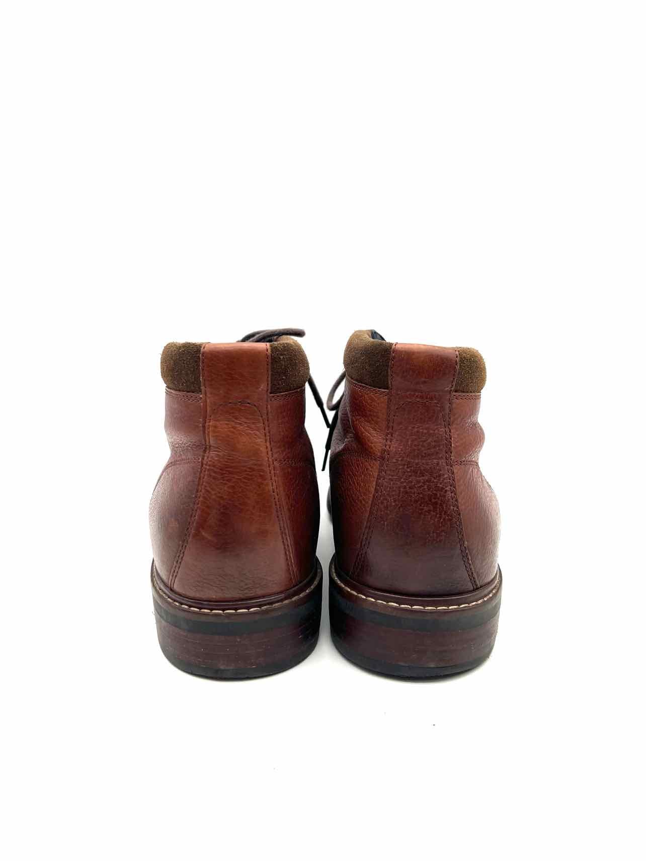 Cole Haan Size 12 Cognac Lace-Up Leather Men's Shoes Shoes- Men's - Image 3