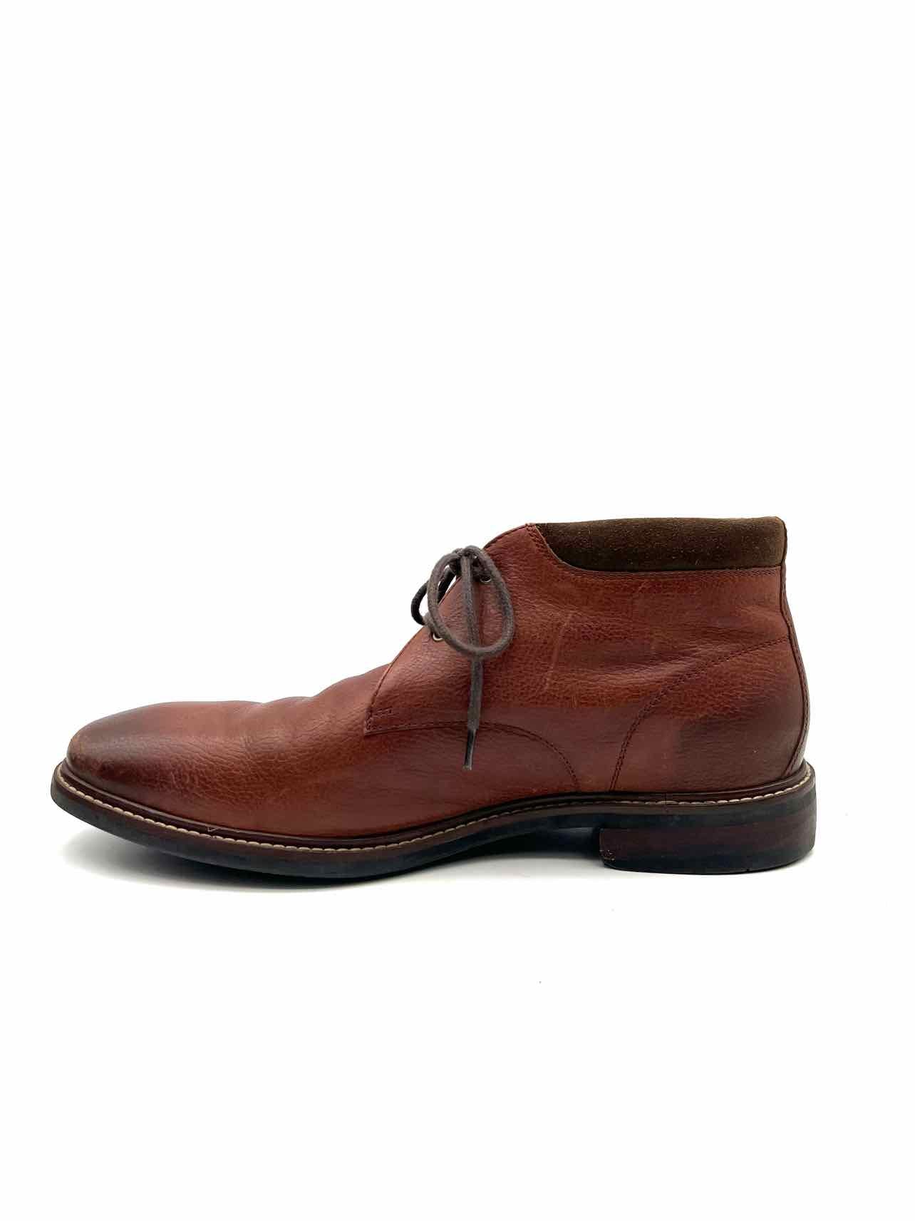 Cole Haan Size 12 Cognac Lace-Up Leather Men's Shoes Shoes- Men's - Image 4