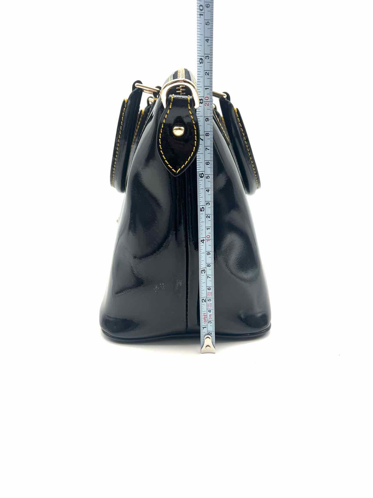 Dooney & Bourke Black Patent NEW W/ BAG!!! Designer Satchel - Image 7