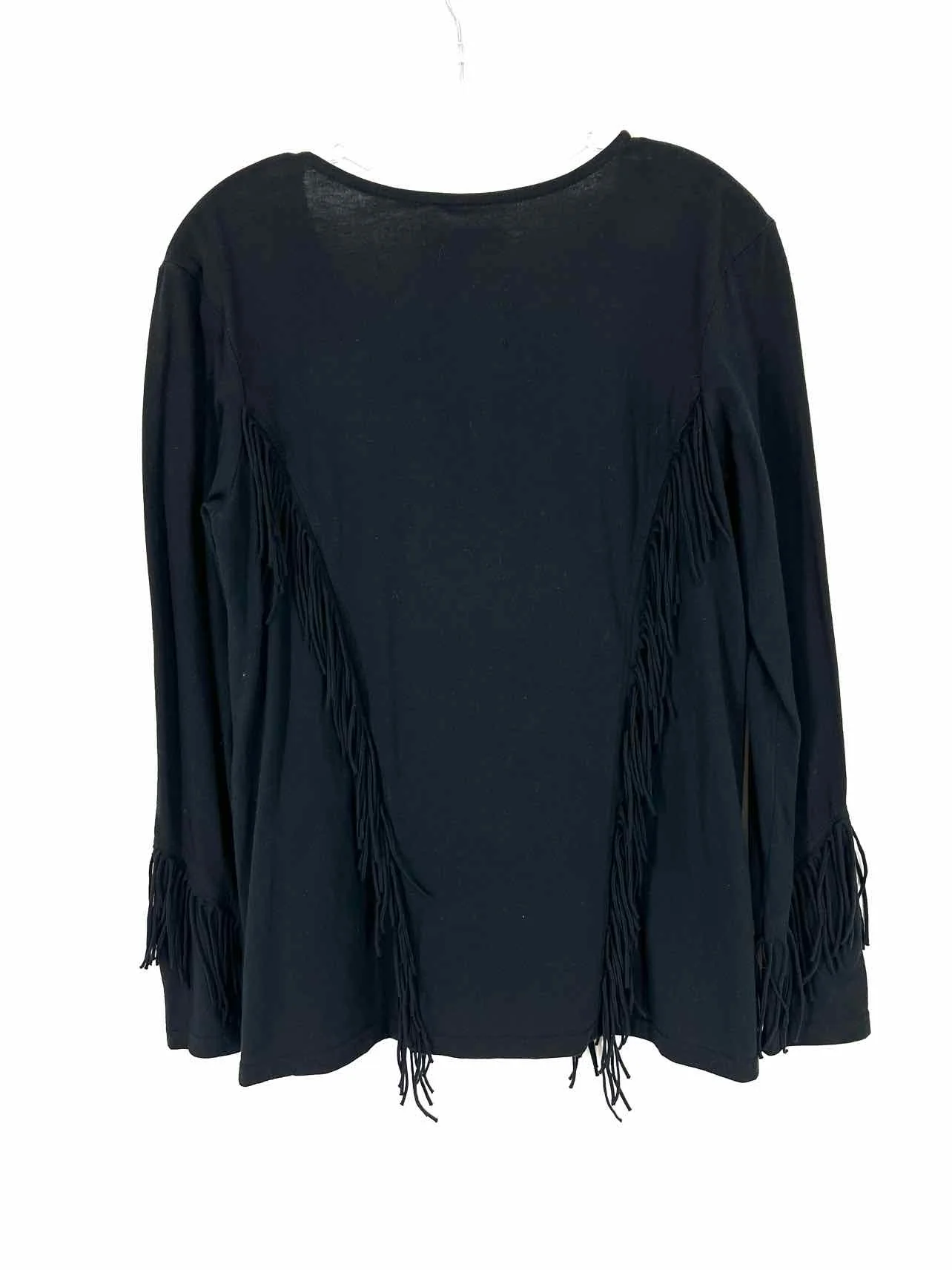 Double D Ranch Size XS Black/Multi Embellished Embroidered Top-Long Sleeve - Image 2