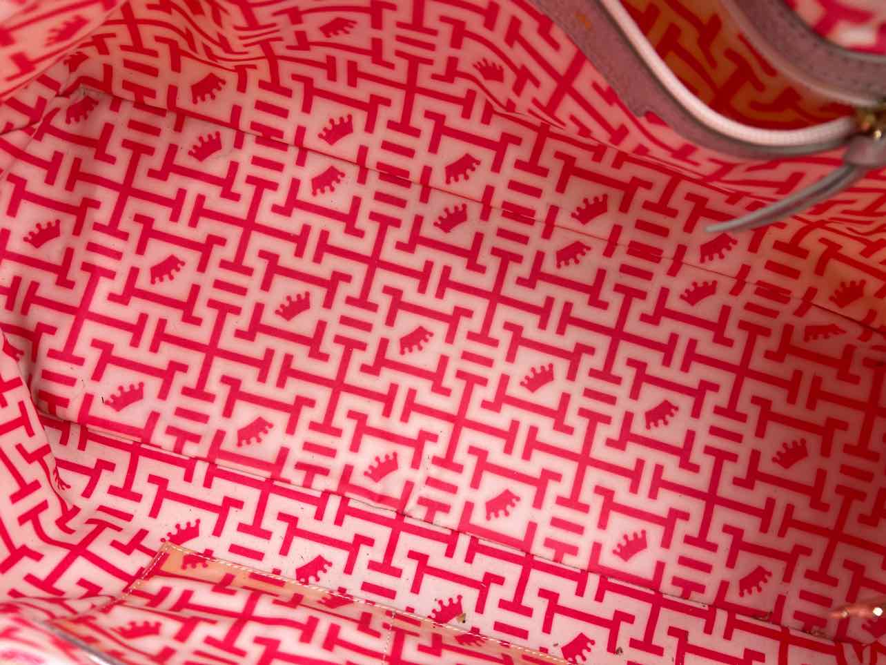Elaine Turner Bone/Silver Woven Raffia Designer Tote - Image 6