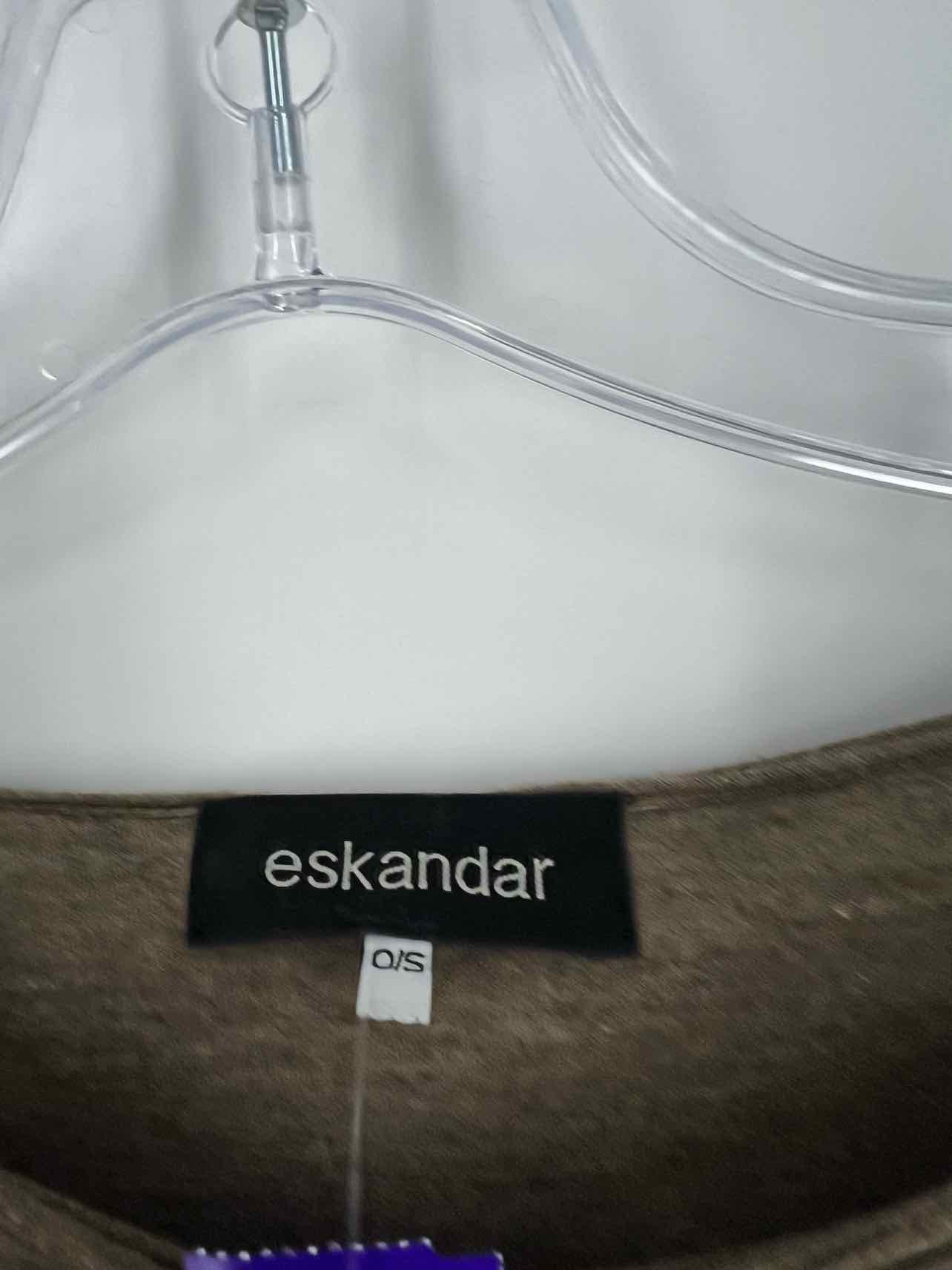 Eskandar Size M ? Brown Variegated Dolman Sleeve AS IS Designer Top-Long Sleeve - Image 4