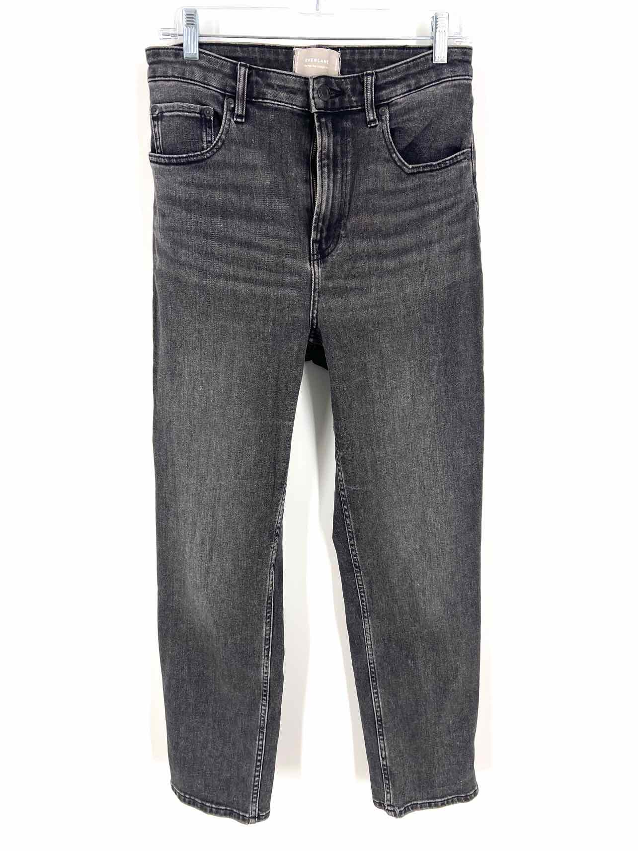 Everlane Size 30=10 Charcoal Straight Leg Denim Premium Denim Jeans