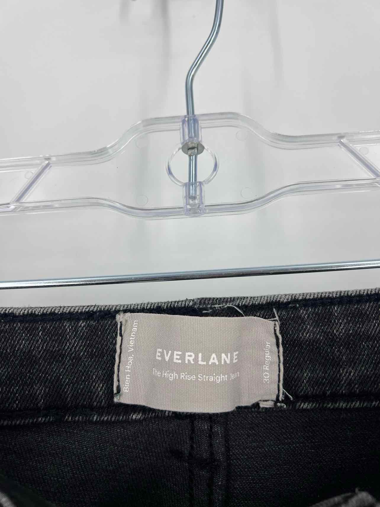 Everlane Size 30=10 Charcoal Straight Leg Denim Premium Denim Jeans - Image 2