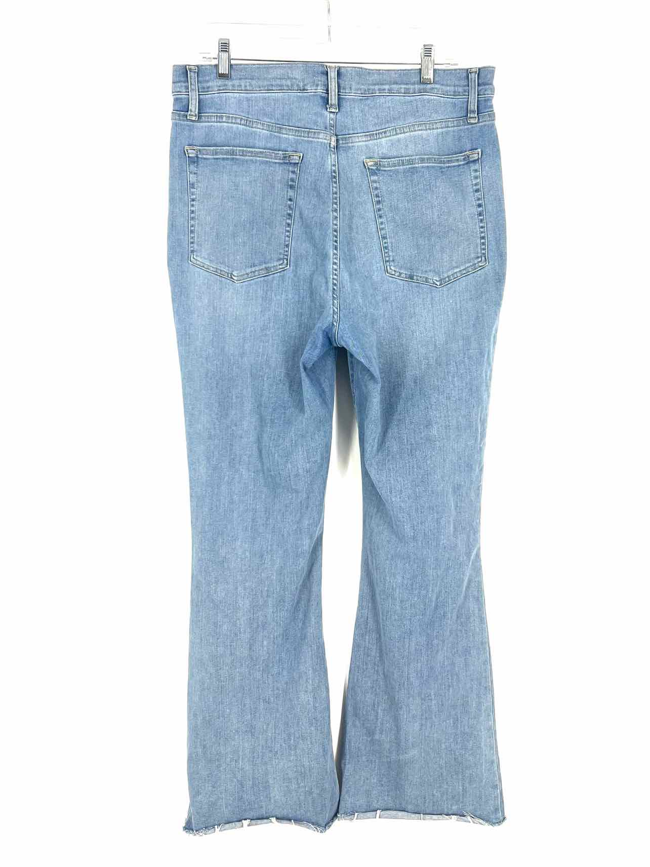 Frame Size 32=12 Lt Denim Flare Premium Denim Jeans - Image 2