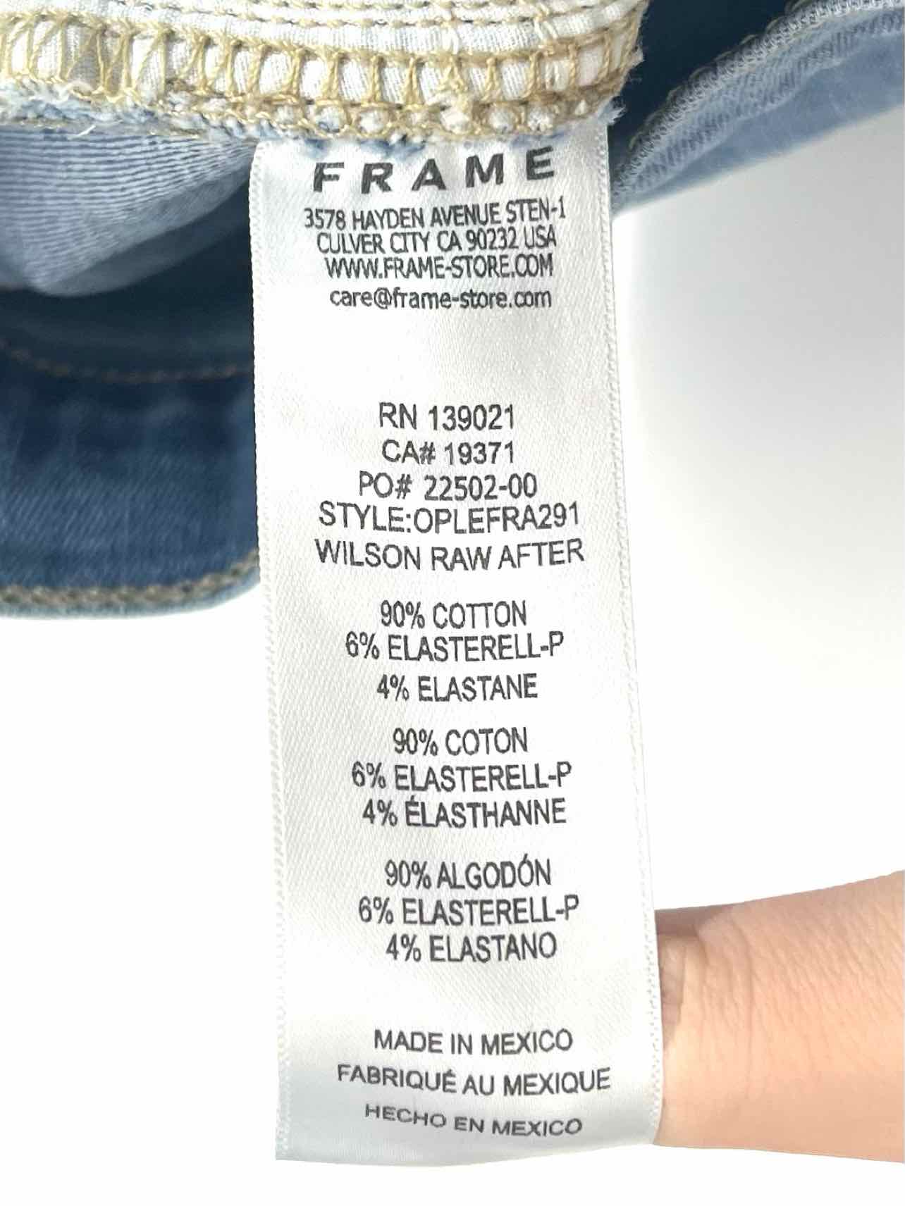 Frame Size 32=12 Lt Denim Flare Premium Denim Jeans - Image 4