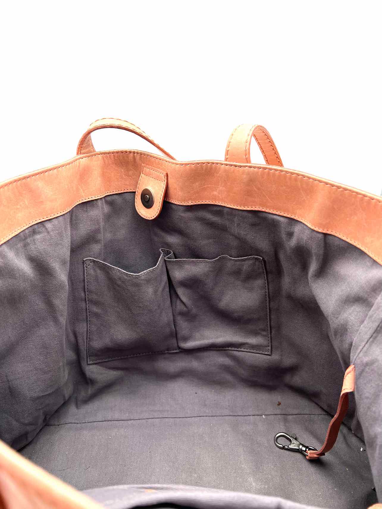 Frye Coral Leather AS IS Designer Tote - Image 6