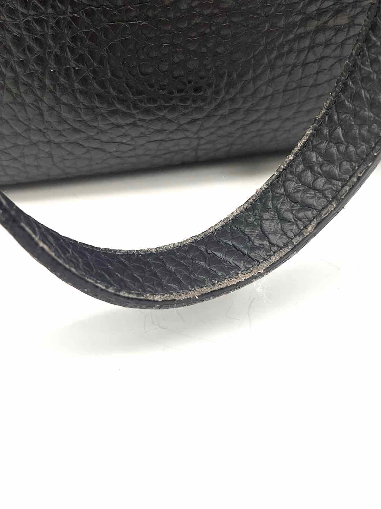 Furla Dark Gray Pebbled Leather Designer Tote - Image 7