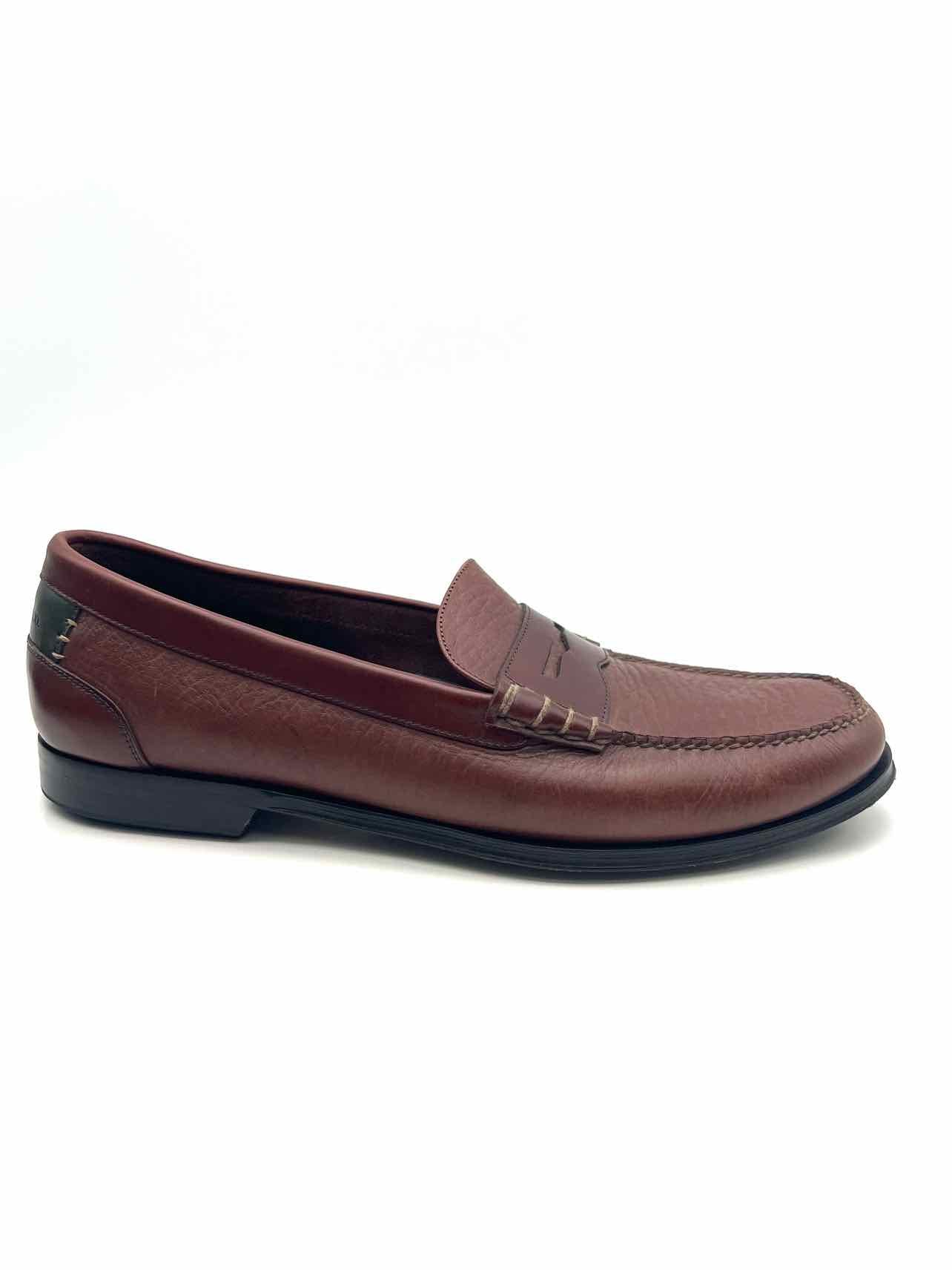 H.S. Trask Size 14 Brown Leather AS IS Men's Loafers- Men's - Image 5