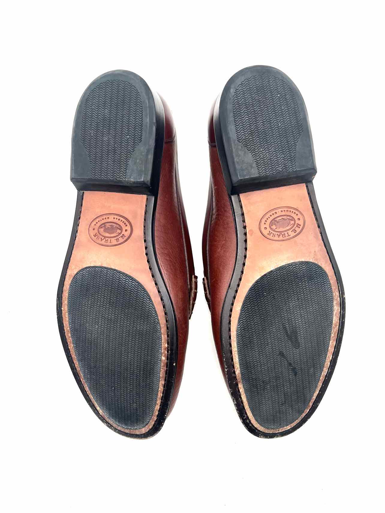 H.S. Trask Size 14 Brown Leather AS IS Men's Loafers- Men's - Image 6
