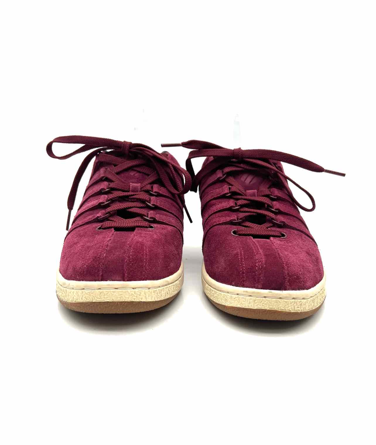 K Swiss Size 9.5 Maroon Suede Men's Sneakers- Men's - Image 2