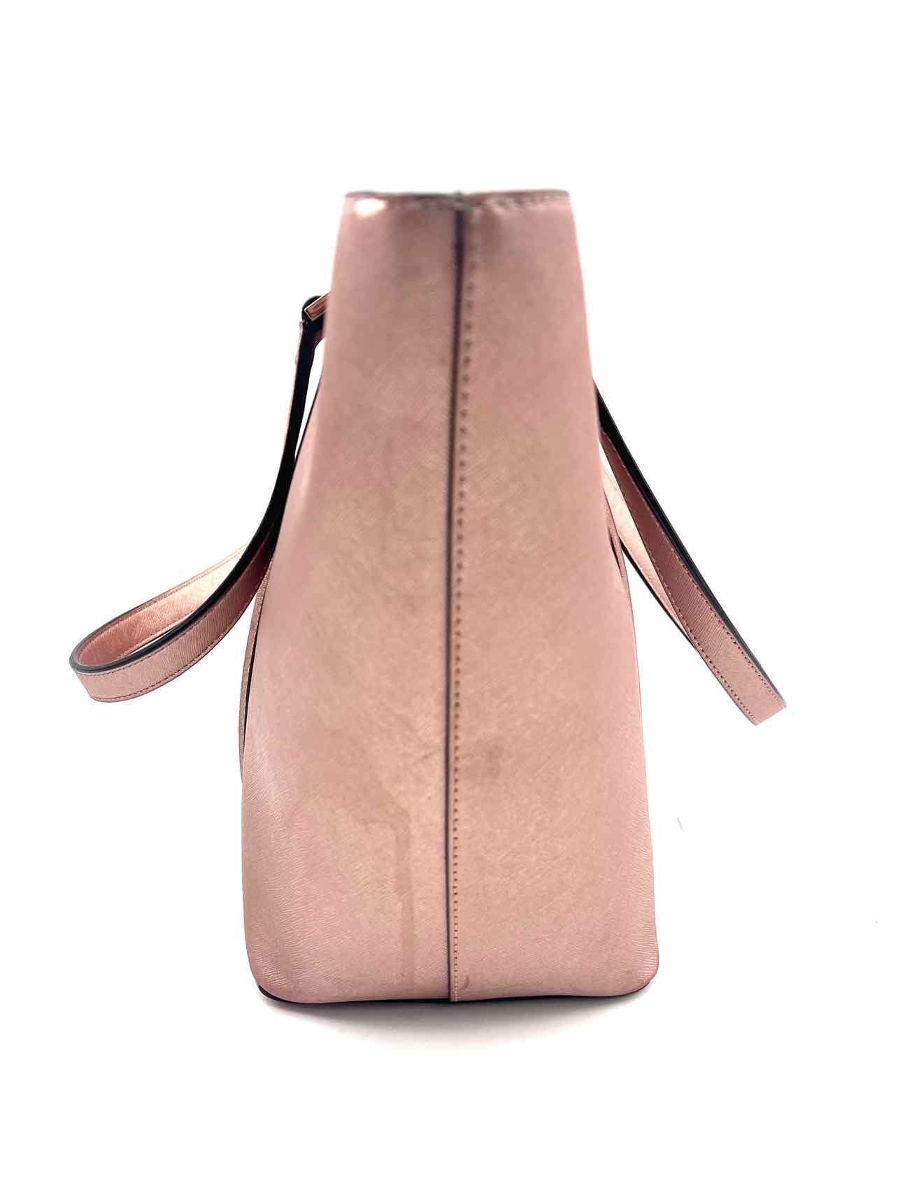 Kate Spade Size Rose Gold Saffiano Leather AS IS Designer Tote - Image 2