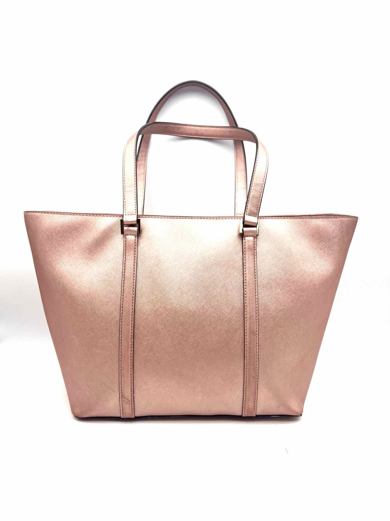 Kate Spade Size Rose Gold Saffiano Leather AS IS Designer Tote - Image 4