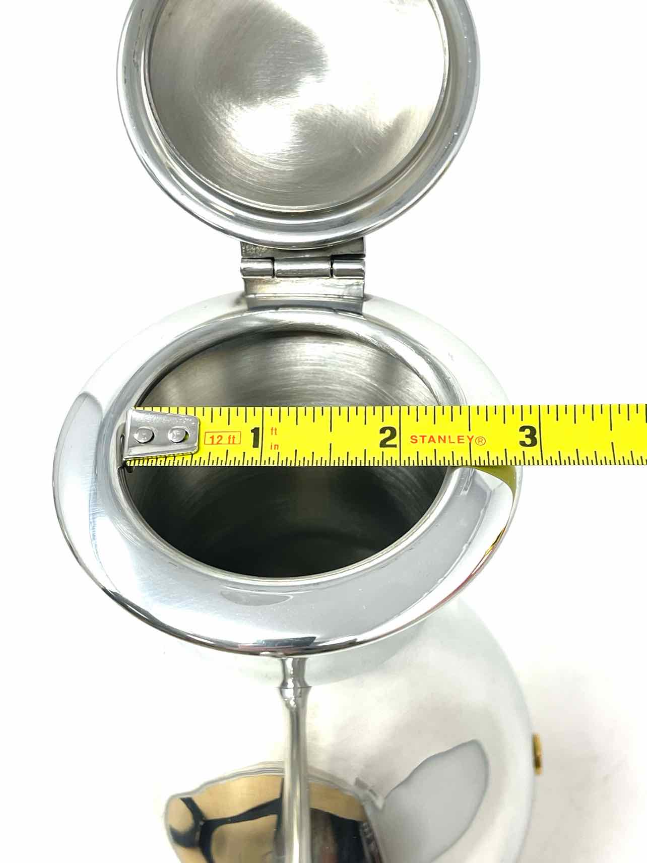 Kirk Stieff Silver/Gold Home Decor Tea Set - Image 9