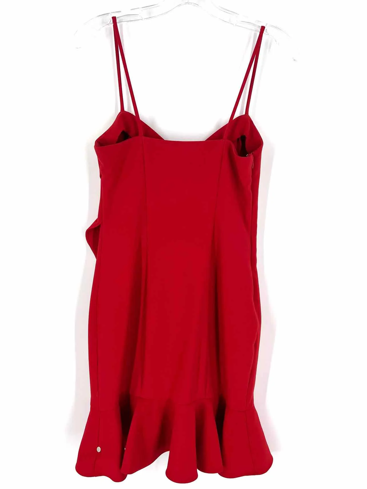 Likely Size 2 Red Ruffles Designer Dress - Image 4