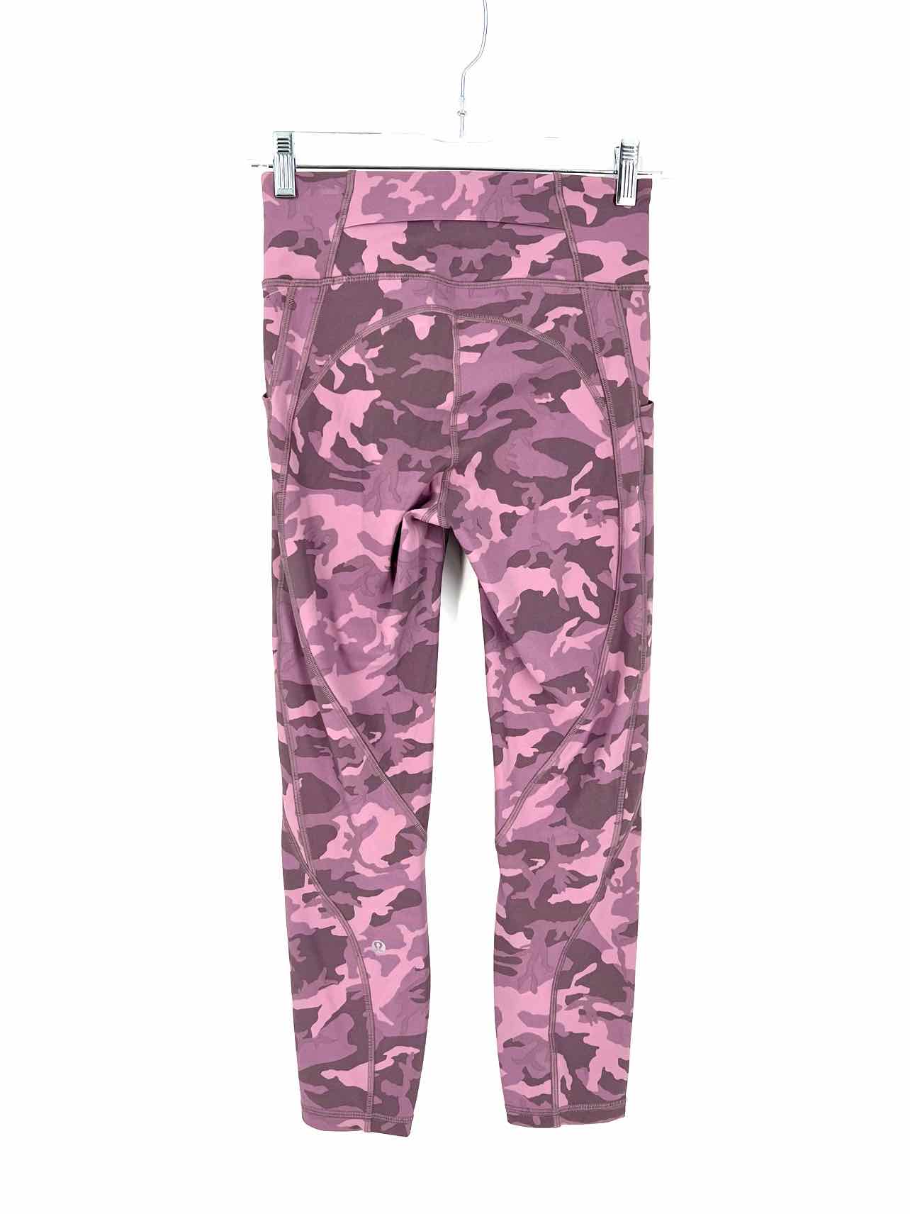 Lululemon Athletica Size 4 Mauve/Pink Camouflage Activewear Leggings-Activewear - Image 2