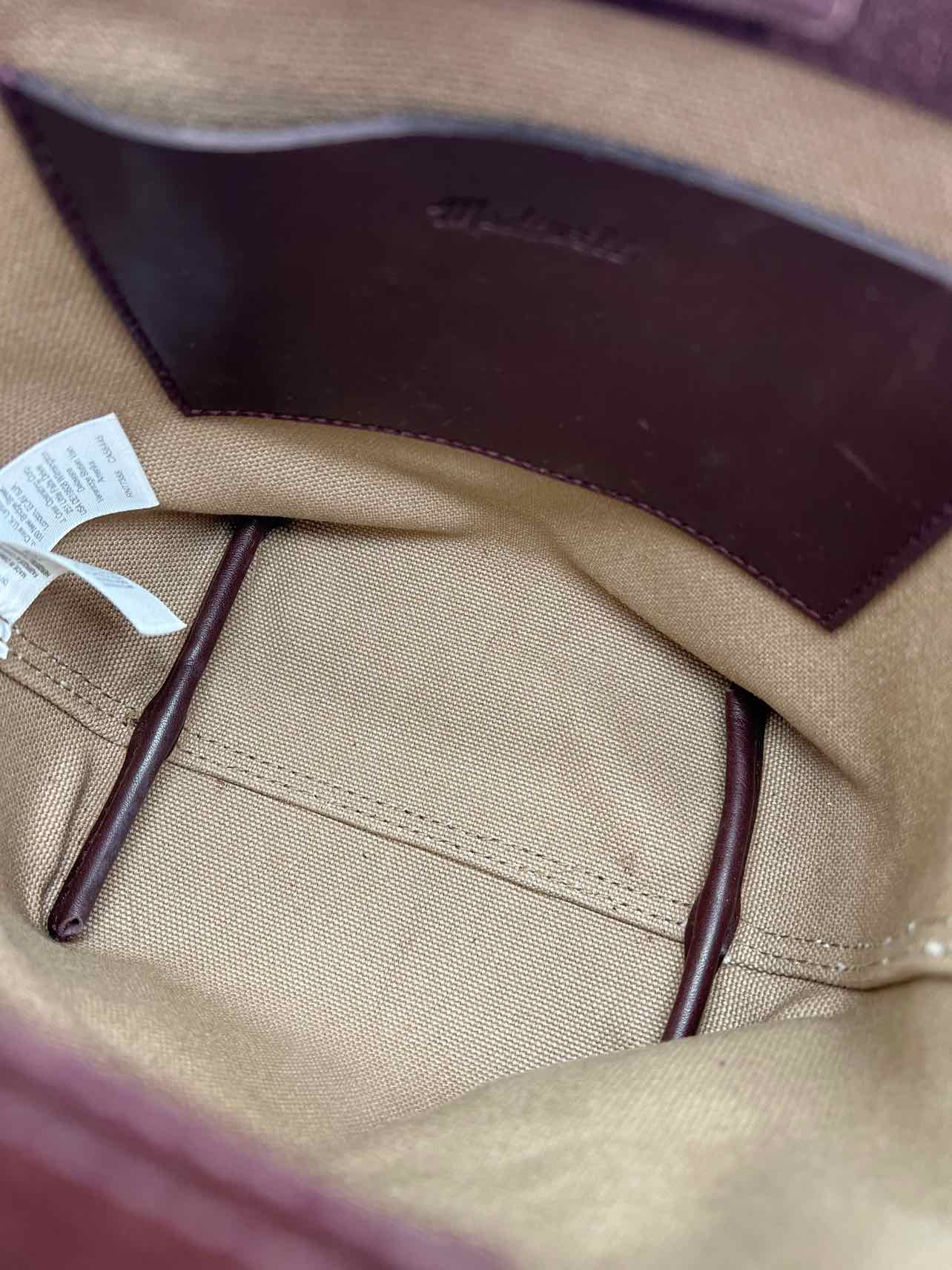 Madewell Dk Brown/Gold Bucket Suede Designer Crossbody - Image 11