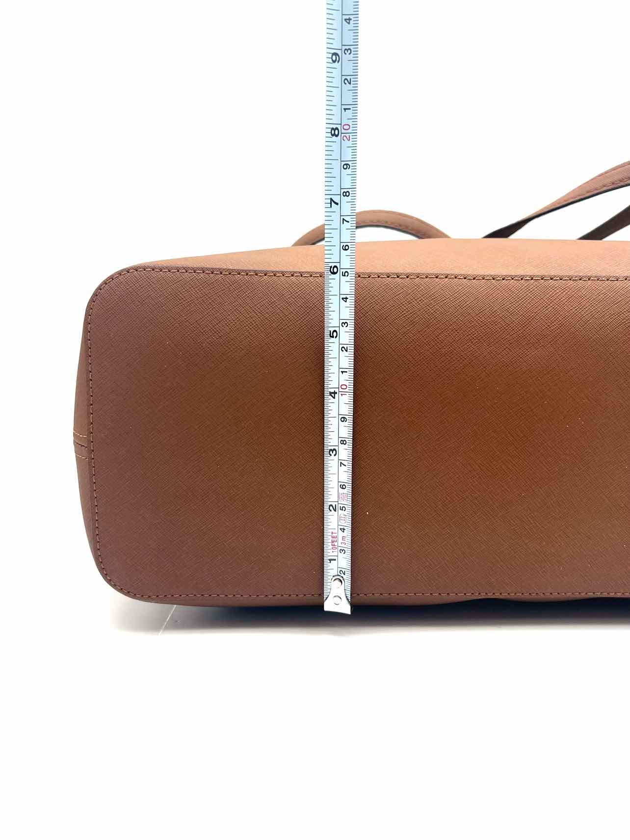 Michael Michael Kors Cognac Saffiano Designer Tote - Image 11