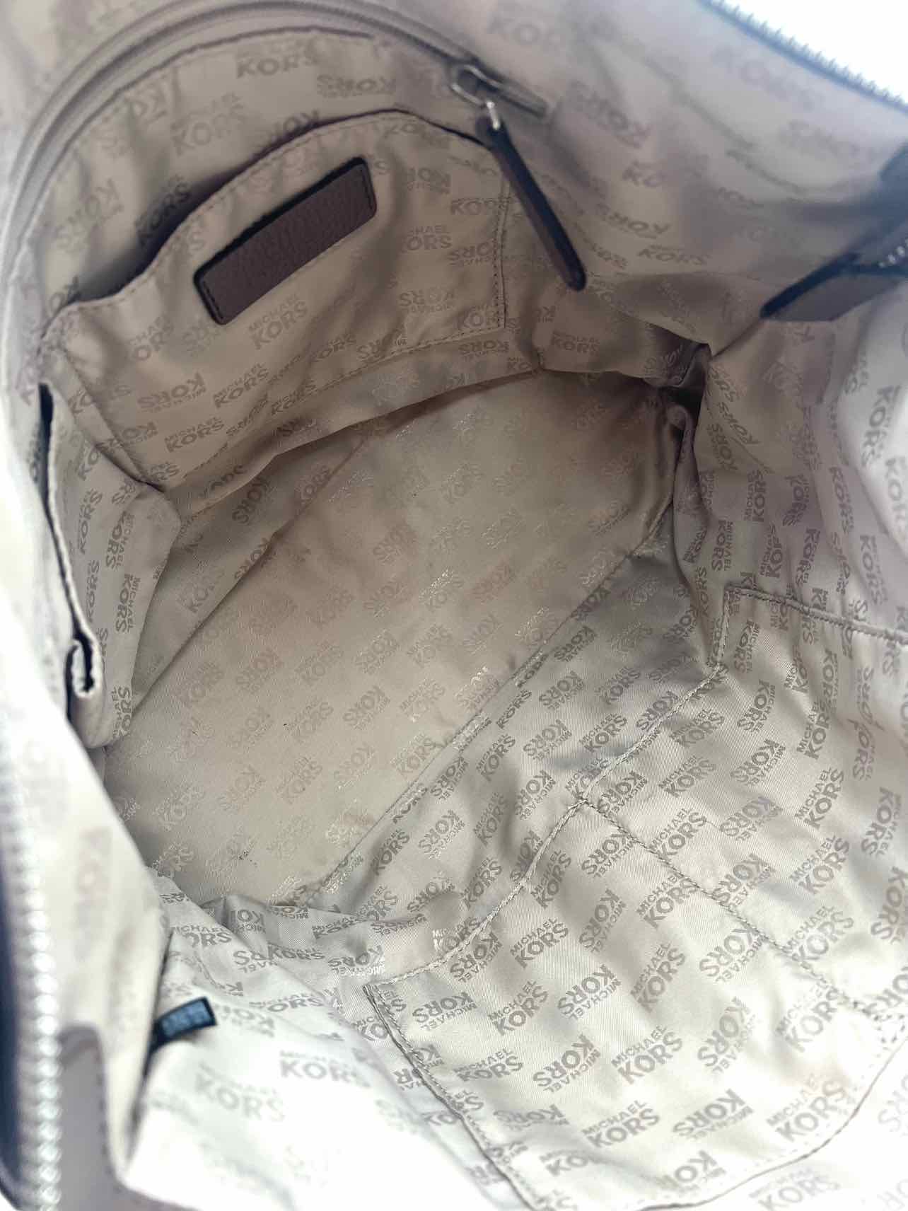 Michael Michael Kors Taupe Pebbled Leather AS IS Designer Tote - Image 6