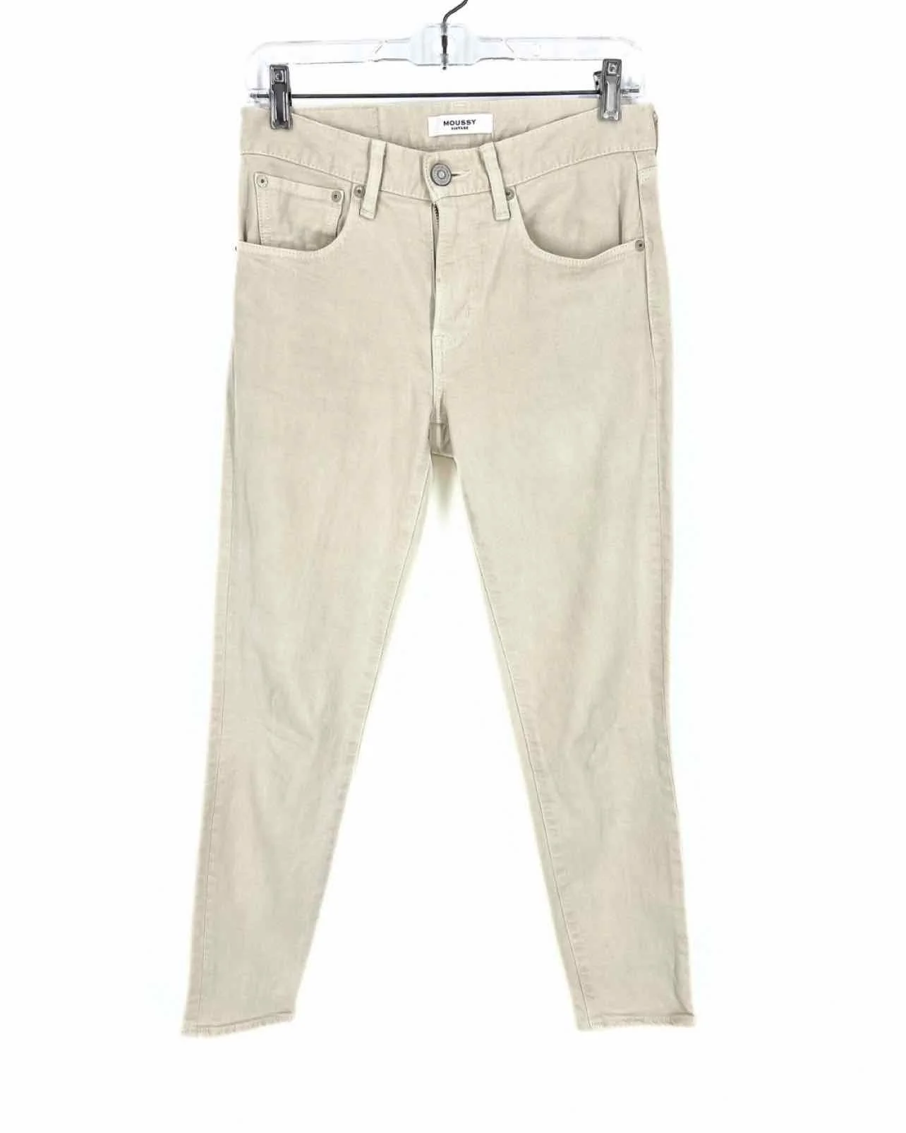 Moussy Size 26=2 Beige Denim Premium Denim Jeans