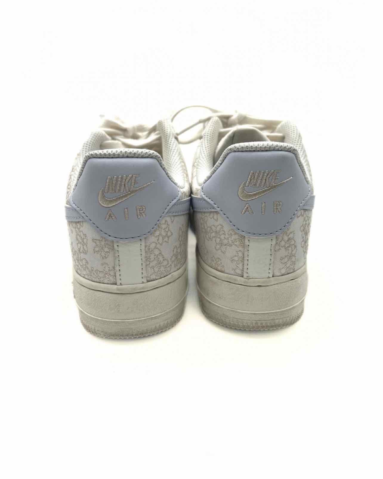 Nike Size 8 Wh/Br/Bl Jacquard Embroidered Designer Sneakers - Image 4