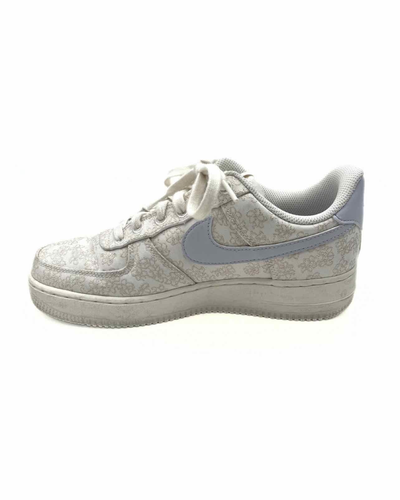 Nike Size 8 Wh/Br/Bl Jacquard Embroidered Designer Sneakers - Image 5