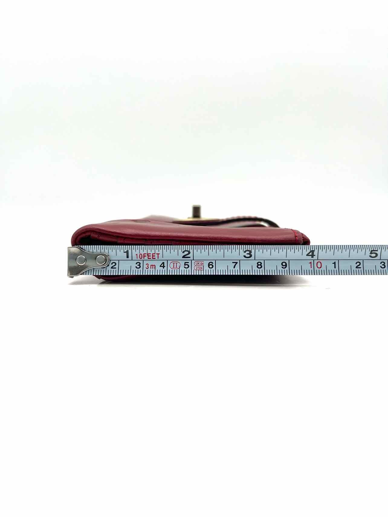Patricia Nash Red Turn-Lock Leather Accessories Wristlet - Image 8