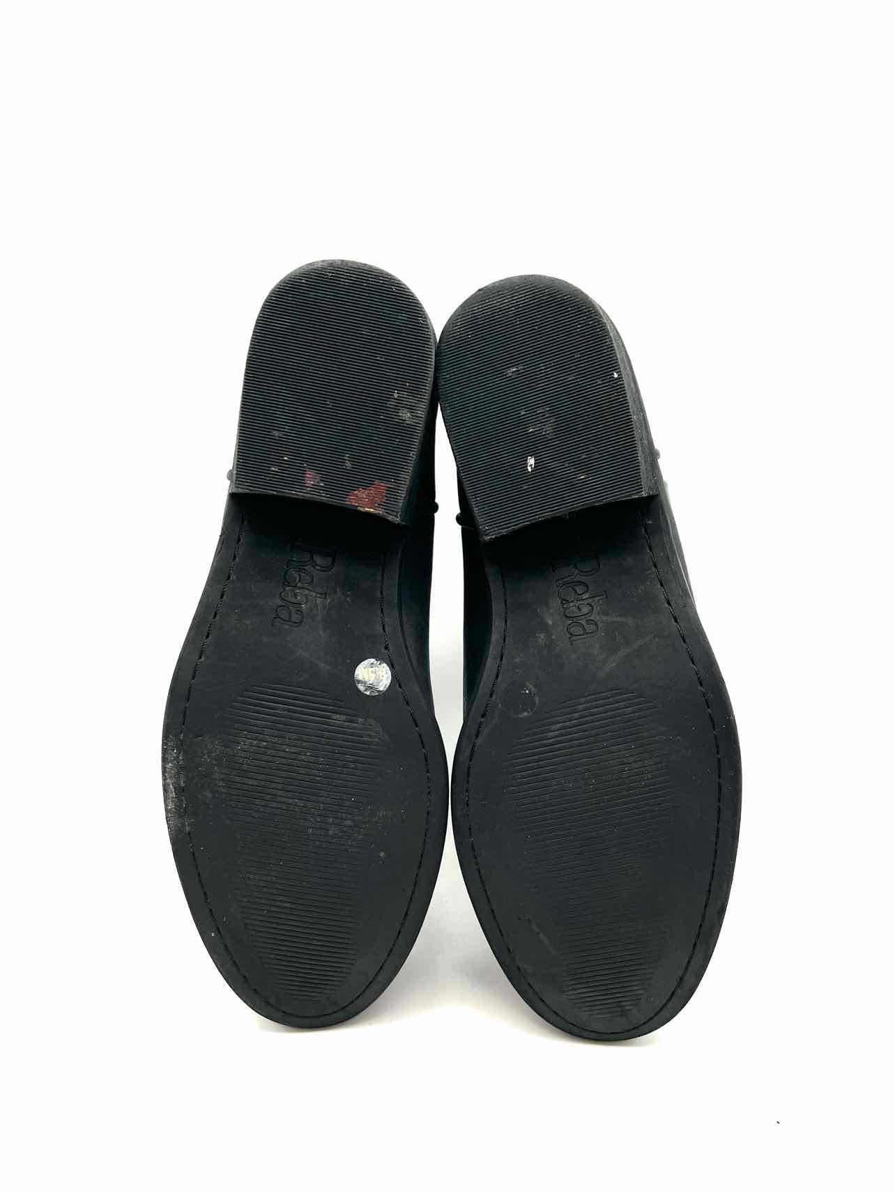 Reba Size 8.5 Black/Silver Glitter Leather Shoes Cowboy Boots - Image 6