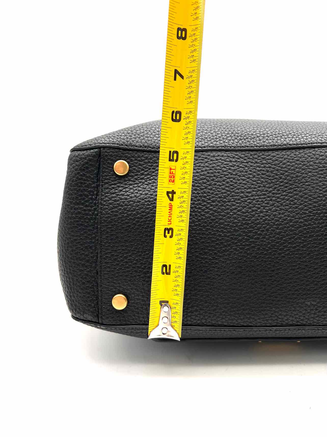 Rebecca Minkoff Black/Gold Embellished Leather Designer Tote - Image 11