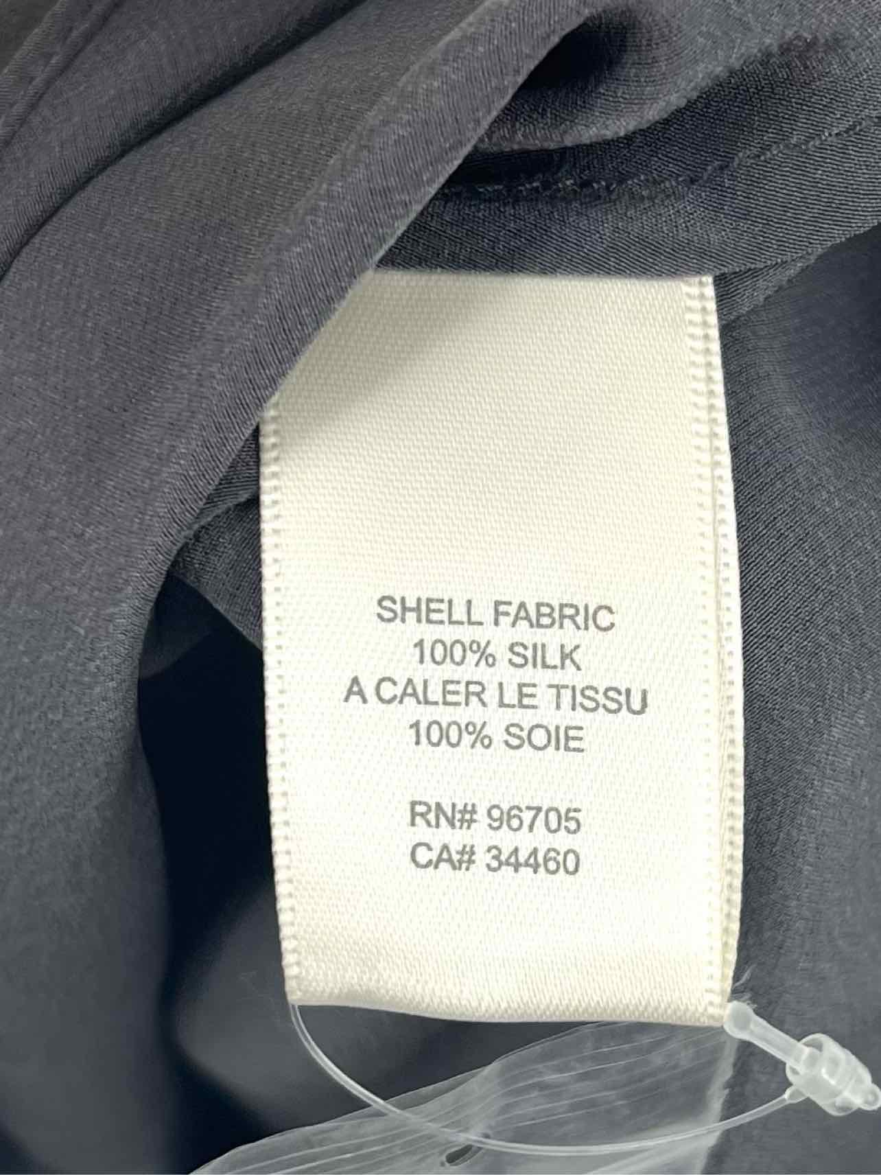 Rebecca Taylor Size 2 Gray/Blue Sequined Trim NEW Designer Top-Sleeveless - Image 4