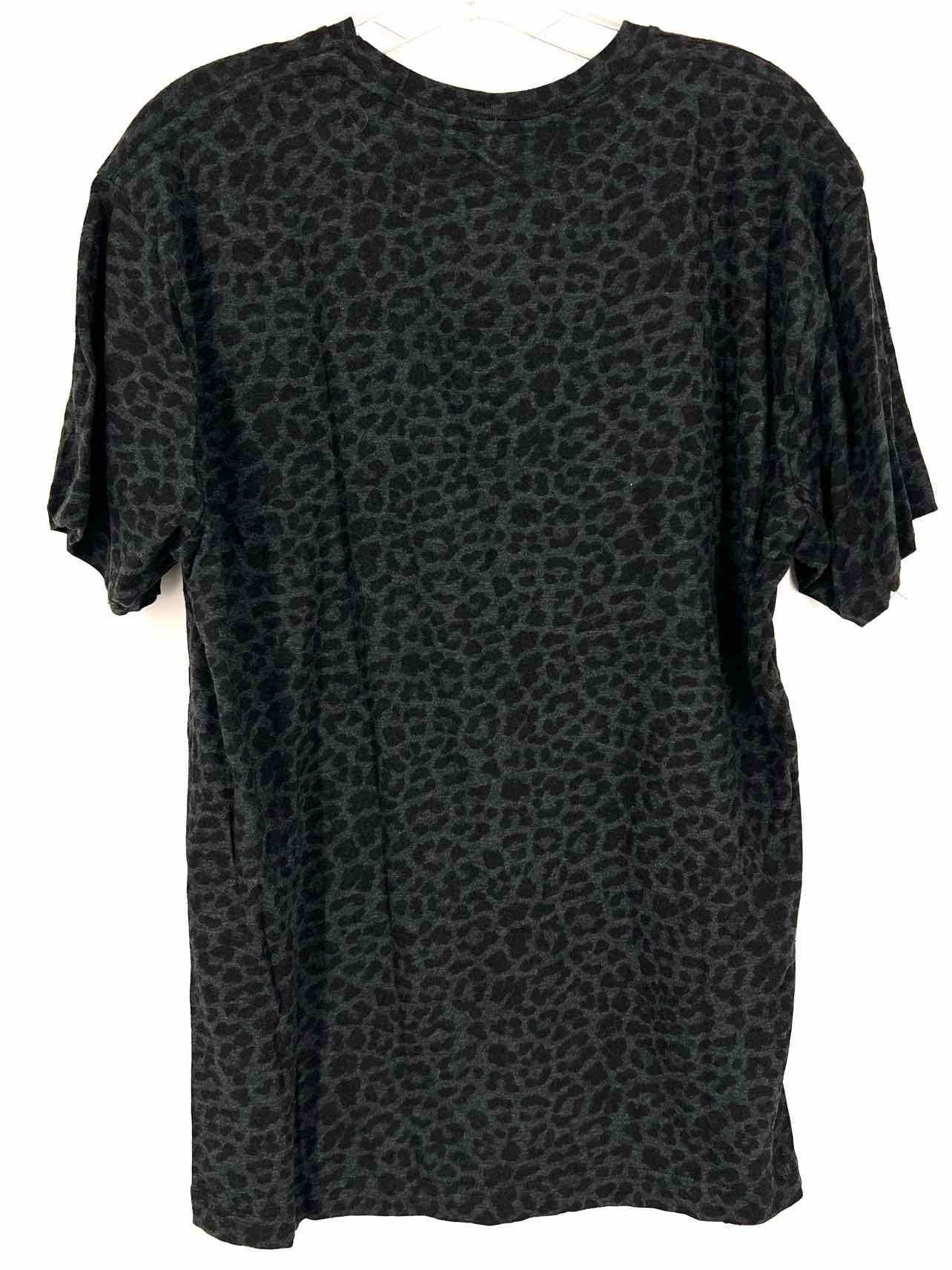 Size M ? Dk Gry/Bk/Pk Screen Print Animal Print Tops Top-Short Sleeve - Image 2