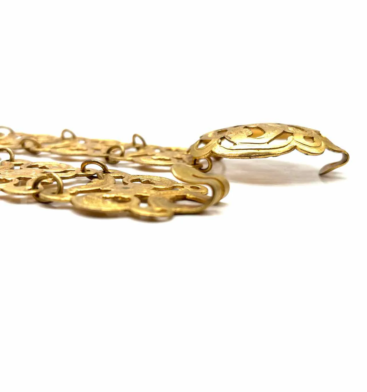 Size M ? Gold Link Metal Belt Belt - Image 3