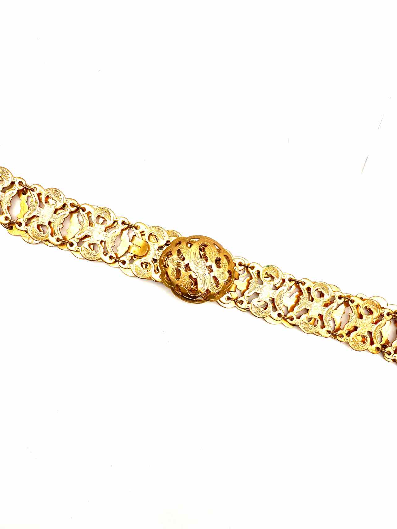 Size M ? Gold Link Metal Belt Belt - Image 5