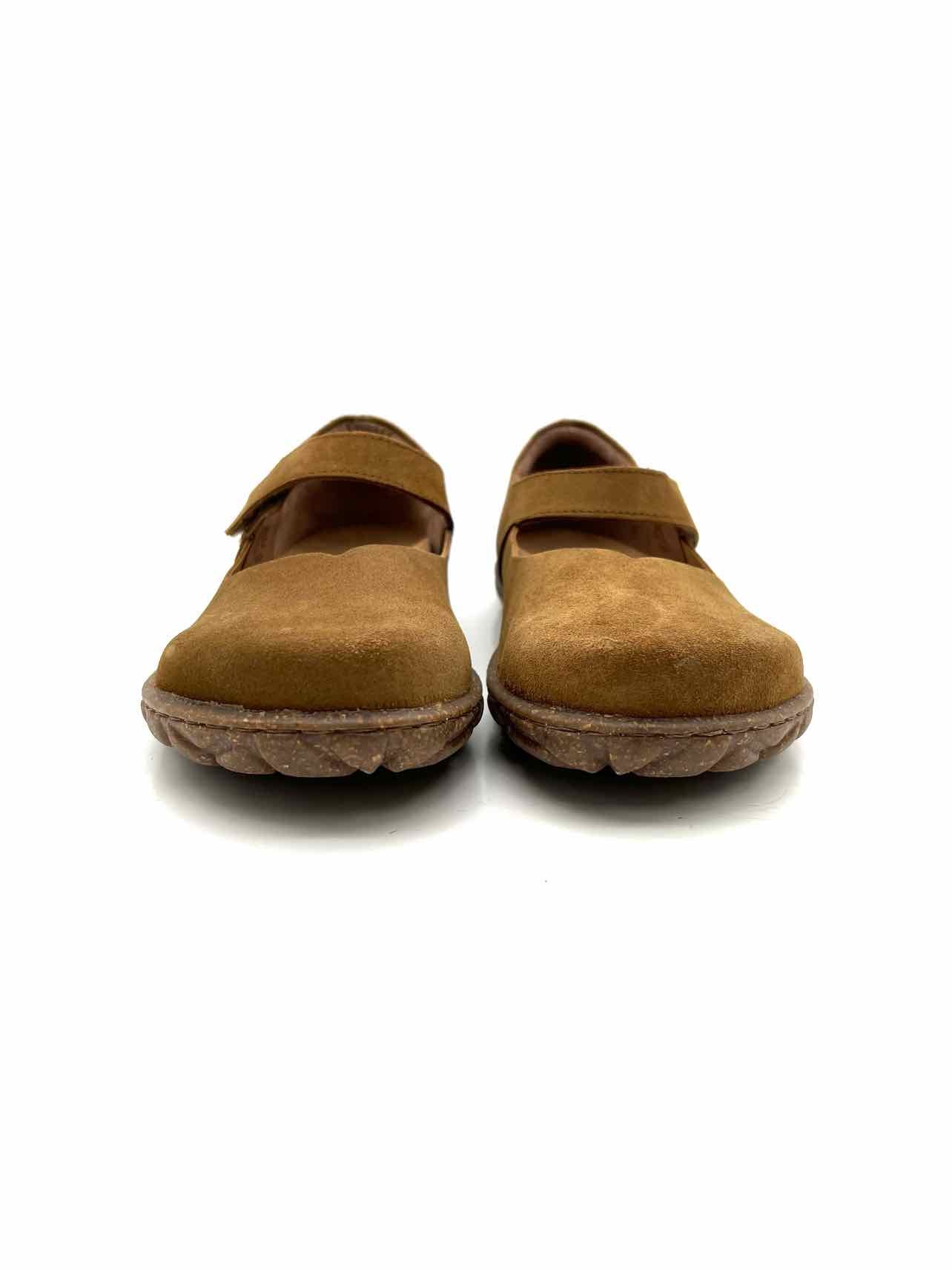 Taos Size 8/8.5 Brown Velcro Suede Shoes Mary Janes - Image 3