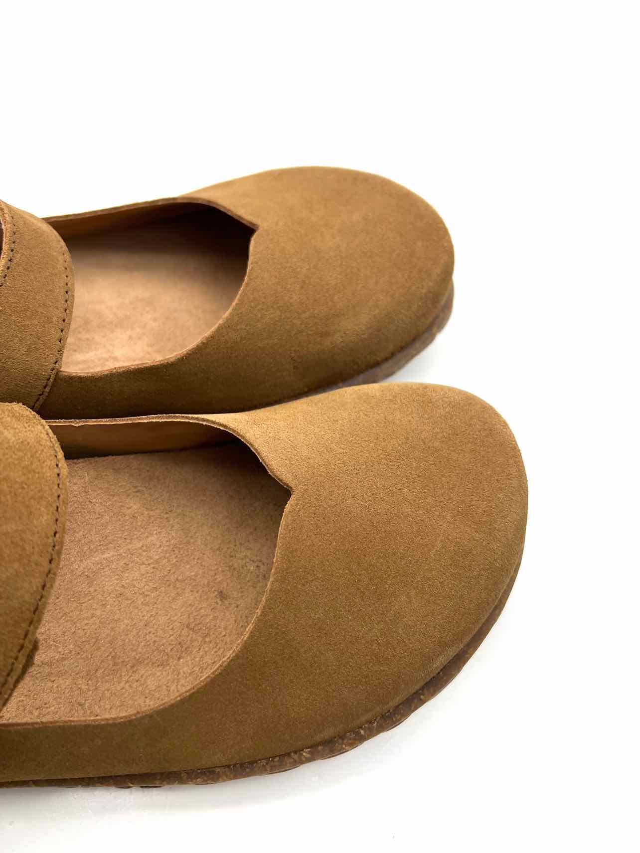 Taos Size 8/8.5 Brown Velcro Suede Shoes Mary Janes - Image 5