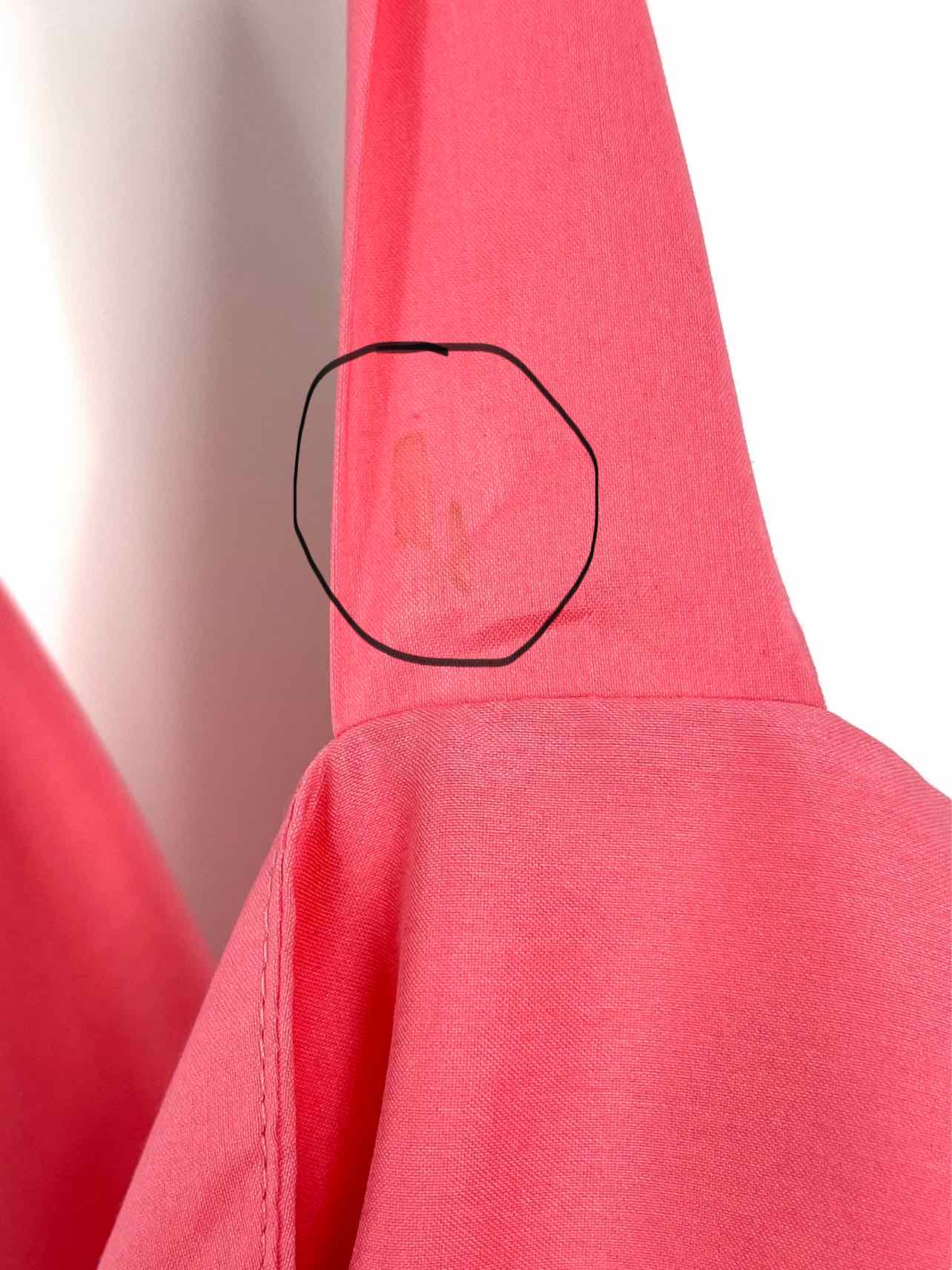 Trina Turk Size M Pink Tie Front Cotton Blend Designer Halter - Image 5