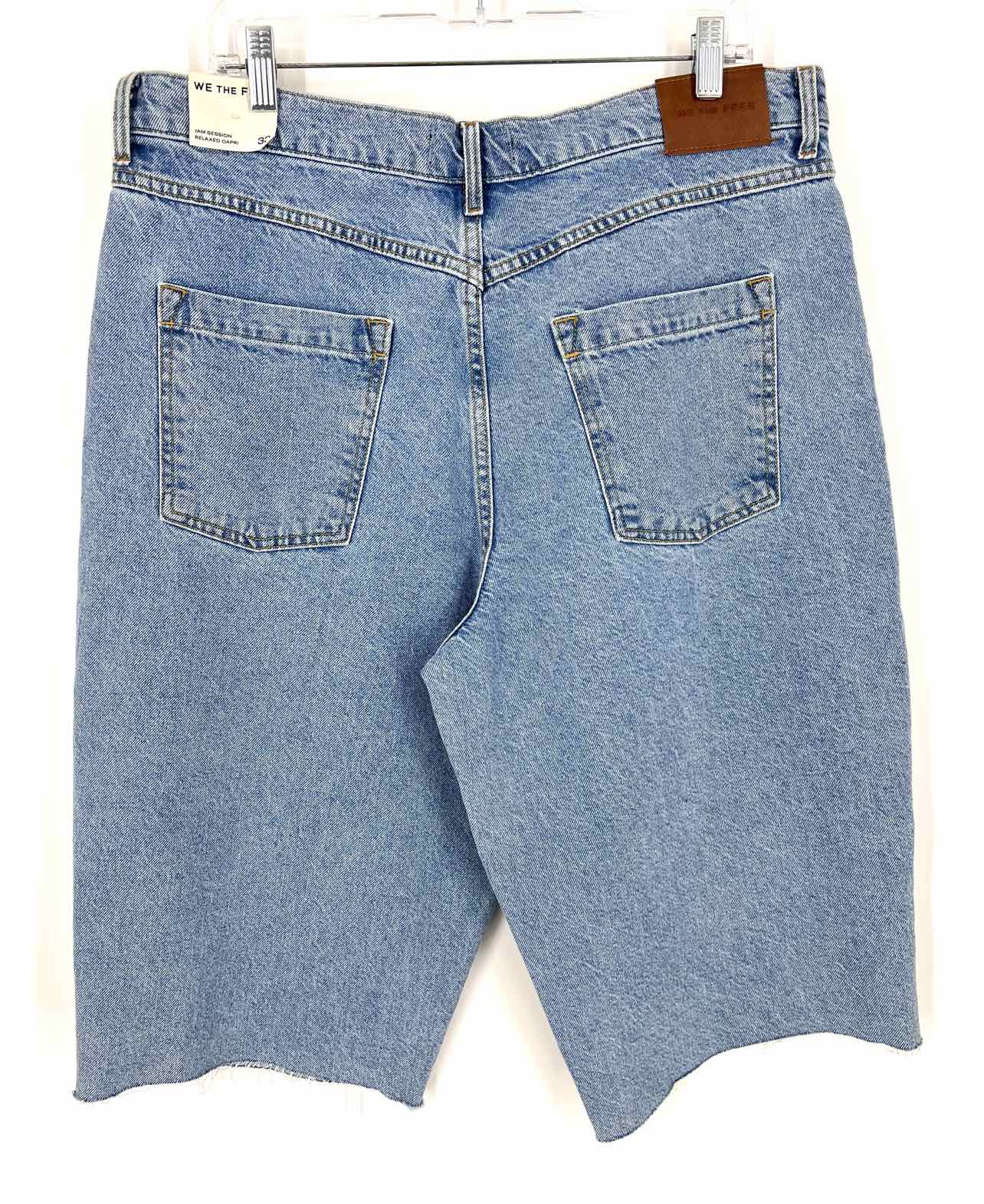 We The Free Size 33=14? Denim Baggy Cut-Off Shorts Shorts - Image 2